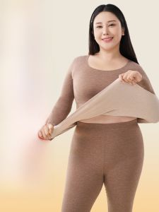 MiiOW | Plus Size Autumn Winter Warm Underwear Set for Women