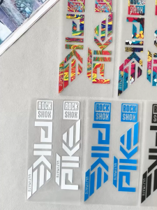 RockShox Bicycle Front Fork Sticker MTB Mountain Bike UV Transparent Waterproof Decal