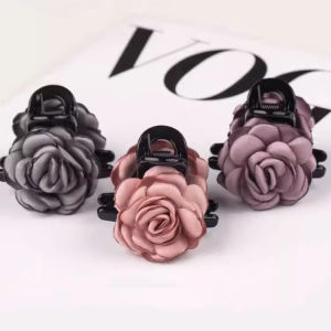4cm hoa nhỏ Kẹp tóc càng cua kẹp tóc cho phụ nữ Hoa Thanh Lịch hình dạng Phụ kiện tóc đồ đội đầu
