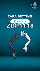 Bracket LCD LED TV Monitor Jepit Meja Oximus ZDP1118 13\\\"-34\\\" Ulasan & Spesifikasi