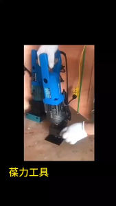 Lucky Mall MH-60 Portable Electric Cutting/Hydraulic Machine - A versatile tool suitable for angle steel cutting punching and chamfering processes
