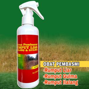 OBAT PEMBASMI RUMPUT LIAR | RUMPUT ILALANG | RUMPUT GULMA | 250ML | 1×24 Jam Rumput Mati Sampai Ke Akar