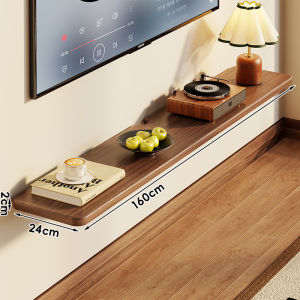 QINQI | Wall-mounted Shelving Rack TV Stand Storage Shelf