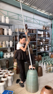 Bình Cắm Cành Lớn Cao 45cm Cắm Cành cao Đến 15m Chuyên Cắm Đào Và Mộc Lan