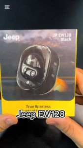 Jeep EW128 Wireless Earbuds Bluetooth 5.4 Headphones Sport Earphone  20H Bluetooth Earbuds with Earhooks Over Ear Bud Deep Bass with ENC Mic IPX5 Waterproof Wireless Earphone for Workout/Running