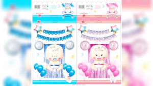 Happy Christening Party Decoration Set Balloons (20 in1) Party needs P-1075