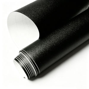 Matte Frosted Sanding Glitter Black Vinyl Wrap Film With Air Release Self Adhesive DIY Car Motorcycle Bicycle Internal External