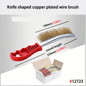 Multi Functional Industrial Copper Wire Steel Wire Cleaning Brush Mini Brushing Brush Knife Brush Rust Removal Seam Removal