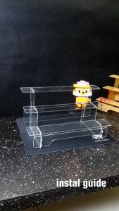 RAK SUSUN AKRILIK SERBAGUNA / DISPLAY KOSMETIK /DISPLAY ACTION FIGURE