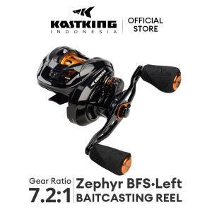 [OFFICIAL] KASTKING ZEPHYR BFS KIRI Gulungan Pancing Casting Serat Karbon Gulungan Pancing Es Rasio Gigi 7.2:1 Versi Drag Clicker 4.5Kg Sistem Kemahiran Umpan Ringan 160G Air Tawar Air Asin