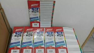 ASTAR A4 Colorful High Quality PP Index Divider ID10C/ID12C/ID20A/ID31D/ID12M/ID20