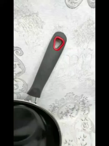 KUKE Wajan Enamel Gagang - Kuping 32cm / Wajan Wok / Penggorengan Anti Lengket / Wajan Penggorengan Teflon 32cm / Kuali Wajan Penggorengan Gagang