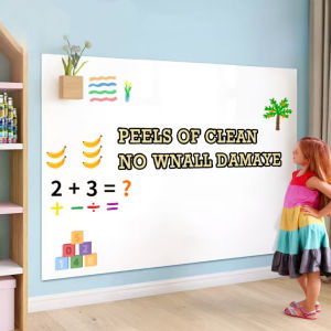 60x300cm Whiteboard Sticker Thickened Electrostatic Soft Whiteboard Wall Sticker for painting office writing