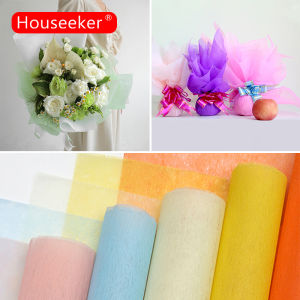 Houseeker 28 Tờ/Gói Giấy Gói Hoa Giấy Gói Cotton Giấy Gói Trang Trí Quà Thủ Công Bó Hoa