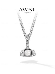 Scandinavian Meteorite Designer Necklace