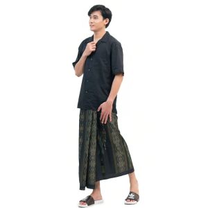 Sarung Batik Pria Black Series 969 Bahan Katun Premium