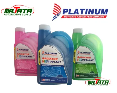 Platinum Radiator Long Life Coolant Pink Blue Green 1.1L (Ready to use Coolant)