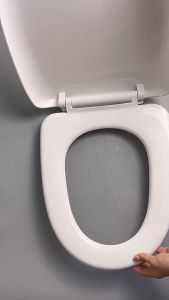 Toilet Seat Cover Standard Size Easy Installation Quick-Release Hinges High Quality Toilet Seat