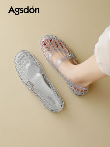 Agsdon | Breathable Comfy Womens Jelly Shoes 2026 New Style Mary Jane Design