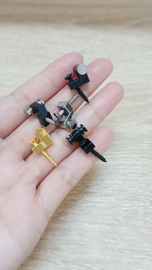 1 Pair Electric Guitar String Tree Screw Chrome Roller Alloy String Trees Retainer电吉他压弦扣 琴头滚轮滚珠导弦扣