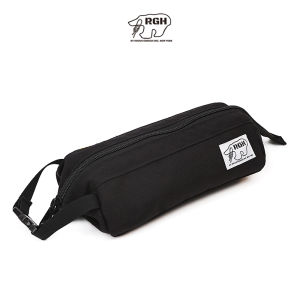 Rough Enough Canvas Pencil Case Large Capacity Stationery Bag Multi-Functional Simple Design for Students And Women