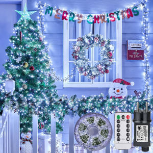 30-75M LED Firecracker String Lights EU/US DC Garland Fairy Lights Holiday String Lights for Wedding Party Christmas Decoration