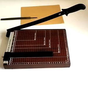 ดิจิทัล เครื่องตัดกระดาษ แบบไม้เนื้อ A4 ราคาถูก ขนาด 12x10