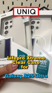 Uniq Galaxy S25 Ultra Lifepro Xtreme Series Drop Protection Crystal Clear Case for Samsung Galaxy S25 Plus | Galaxy S25