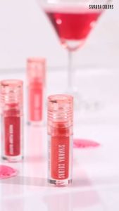 ลิปกลอส SIVANNA COLORS HF703 GLOSSY WATER PLUMP กลอสซี่คริสตัล ลิปเนื้อฉ่ำวาว ติดทน บำรุงชุ่มชื่น | HF 703