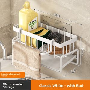 NIGESI | Stainless Steel Kitchen Drain Board & Towel Rack