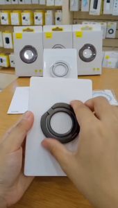 Giá đỡ vòng kim loại có thể gập lại magSafe Baseus Halo Series Foldable Metal Ring Stand - SUCH