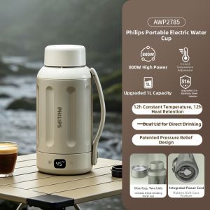 Philips | Portable 316 Stainless Steel Electric Kettle