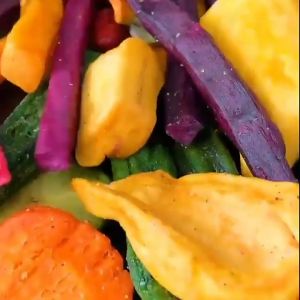High Fiber okra chips vegetable chips dried fruits and vegetables Ready To Eat Snacks Dried okra