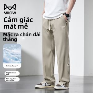 Quần dài thể thao MiiOW cho nam vải Ice Silk polyester nhanh khô thoáng khí