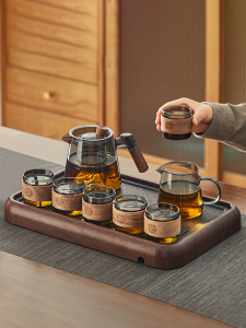 YIHUTEA | Heat-Resistant Thickened Glass Tea Set For Home And Office