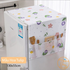 Tấm phủ tủ lạnh tiện ích thông minh nhiều mẫu hình Tấm khăn phủ tủ lạnh cao cấp Tấm phủ tủ lạnh có túi Tấm phủ tủ lạnh chống bụi Miếng lót tủ lạnh
