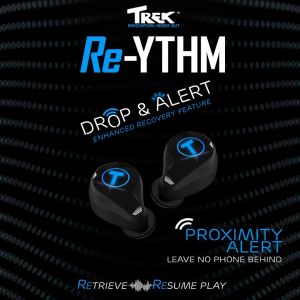 Trek Re-YTHM หูฟังบลูทูธไร้สาย ANC มีระบบแจ้งเตือนเมื่อหล่น