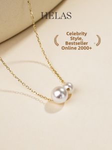 Helas | Akoya Pearl 18K Gold Necklace