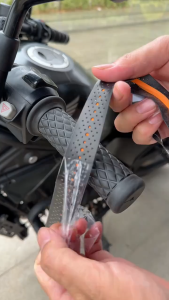 1Pc 110*2.5CM Road Bike Handlebar Tape Bicycle Bar Tape PU Leather + EVA Black+Orange Cycling Handle Grip Wrap