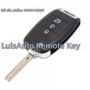 Chìa Khóa Xe Điều Khiển Từ Xa 3 Nút Nâng Cấp 433MHz Với Chip 4D60 Tương Thích Với KIA Sportage 2016-2018 - Chìa Khóa Thay Thế