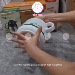 [HỎA TỐC] Gioăng ron thay thế phích 1L Rạng Đông 1055 nắp ấn lõi lọc nắp nhựa thay thế bình thủy bình giữ nhiệt 1055TS 1055ST1E