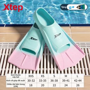 XTEP | Vây Bơi Cho Đào Tạo Bơi Tự Do và Ếch