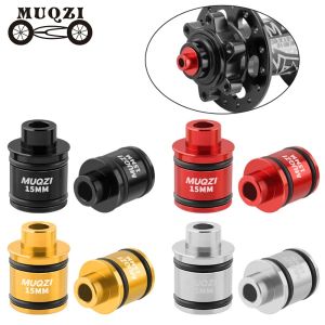 อะแดปเตอร์แปลงแกนล้อจักรยานแบบ Thru Axle เป็น Quick Release ขนาด 15/12 มม. เป็น 9 มม. จำนวน 2 ชิ้น ยี่ห้อ MUQZI