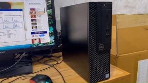 คอมพิวเตอร์ตั้งโต๊ะ PC Dell OptiPlex 3060 SFF i5-8400 Turbo 4.0GHZ Gen8 Ram8-16 ddr4 hdd-M.2 nvme 250-1TB ออก 3จอได้ "PRELOVED"