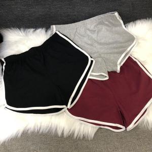 กางเกงขาสั้นผ้าฝ้ายแท้สำหรับผู้หญิง กางเกงโยคะออกกำลังกาย กางเกงขาสั้นทรงเข้ารูป ทรงเข้ารูป เหมาะกับการสวมใส่ในฤดูร้อน กางเกงนอนสบายๆ
