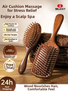 IMLUCKY | Knot-Free Hair Comb with Scalp Massage and Acupressure 1pc