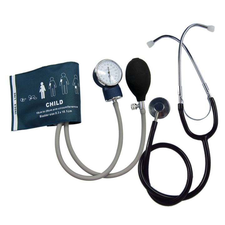 High Quality Sphygmomanometer Blood Pressure Measure Cuff Stethoscope ...