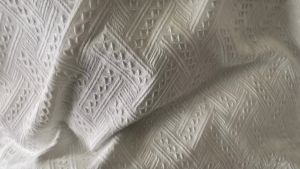 White Knitted Throw Blanket for Sofa Picnic Mat Beach Towel