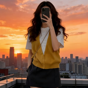 Shalldoer | Unique Stylish Set for Women in Summer Blouse and Skirt
