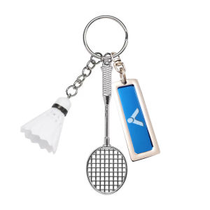 Creative DIY Badminton Shuttlecock Keychain Ornament Victor Victory Badminton Accessories Sports Fitness Fans Supplies
